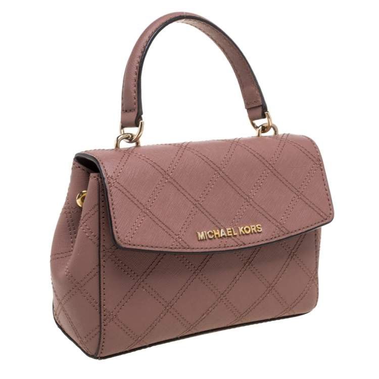 Michael Kors Medium Ava Review & what's in my bag & Comparison new vs old  Ava (Rose & Black)Leather 