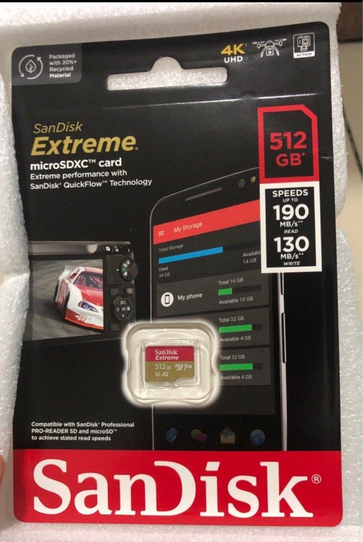 Sandisk extreme clearance 512