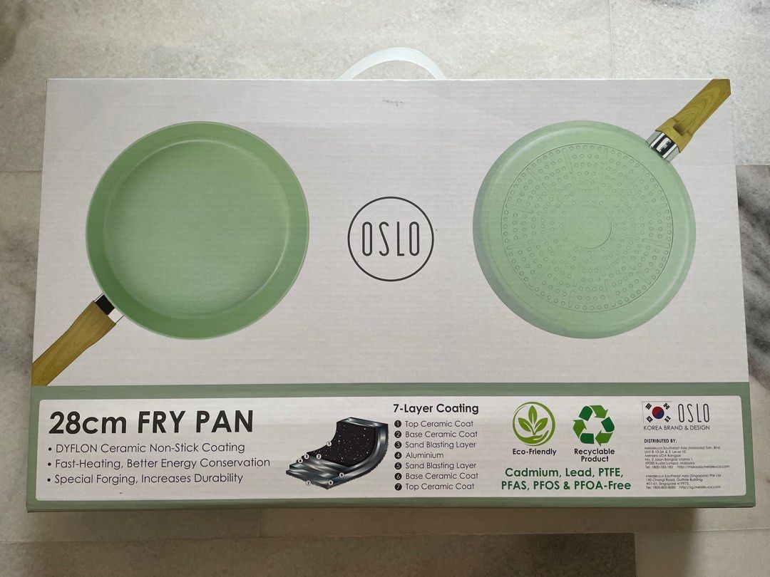 OSLO 28cm FRY PAN DYFLON Ceramic Coating Korea Brand and Design