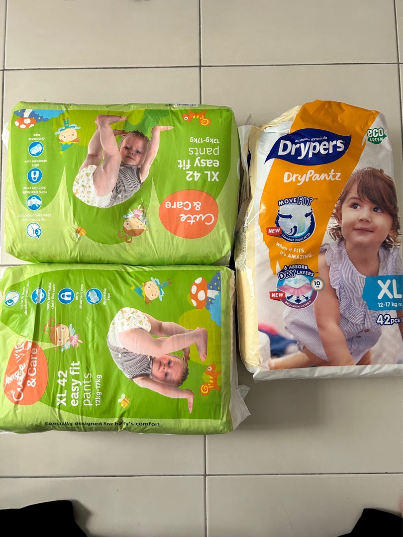 Drypers Drypantz Medium Size 58pcs/pack
