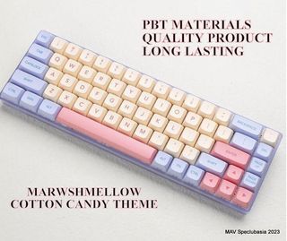 126 Key PBT Five-Sided Cherry Blossom Filco Keycap Set for Mechanical Keyboard