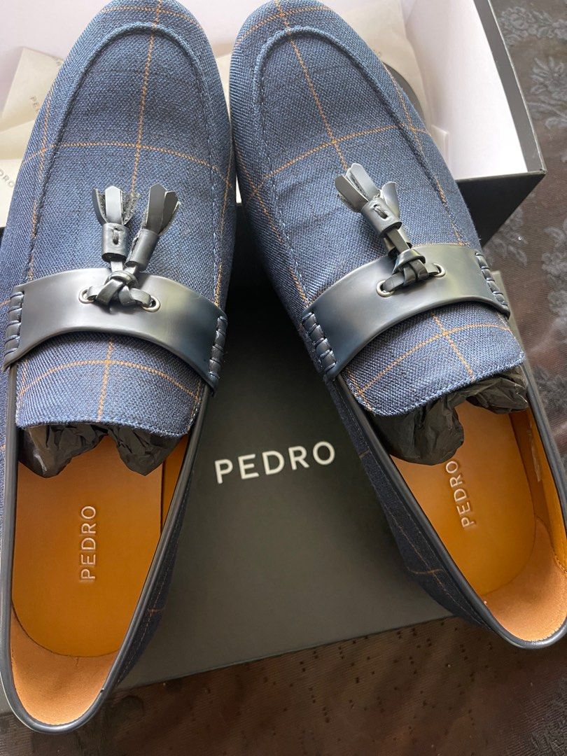 Pedro blue smart shoes