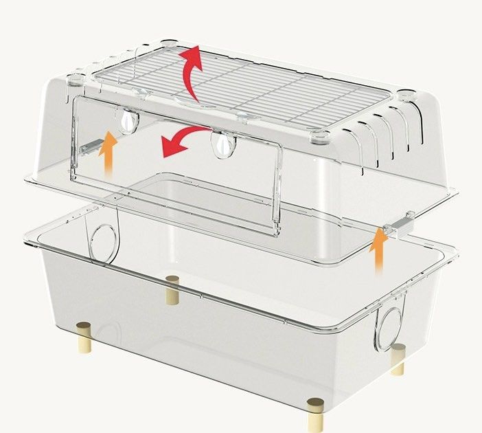 Acrylic Pet Quail Cage / Rabbit Cage / Hamster Cage, Pet Supplies