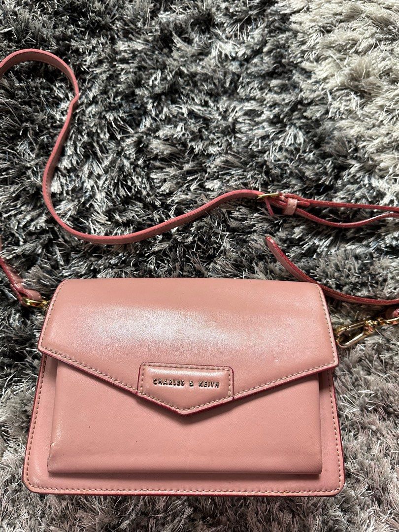 Charles and keith pink bag price discount