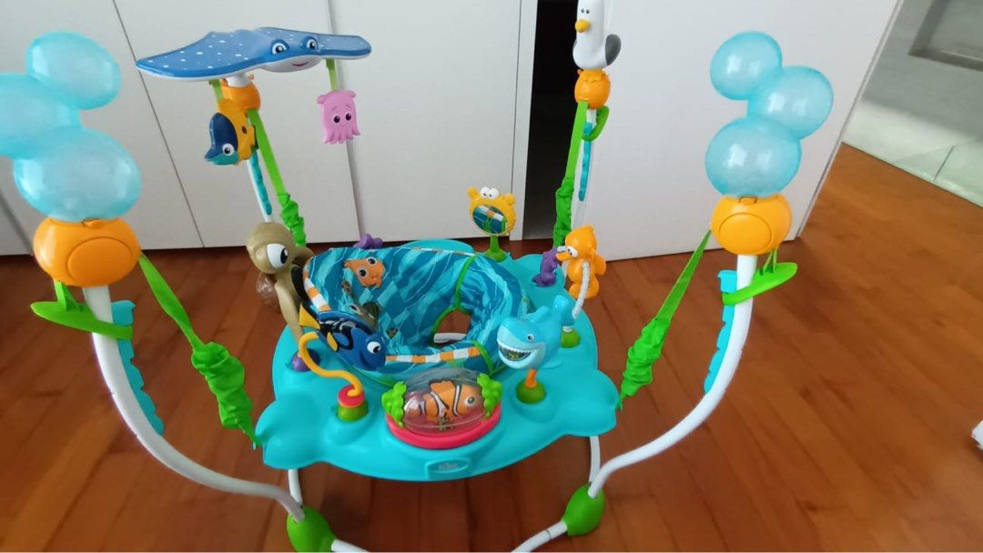 PL Bright Starts Finding Nemo Jumperoo, Babies & Kids, Infant Playtime
