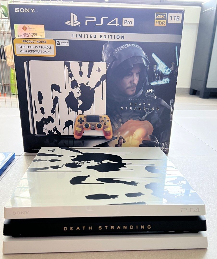 PlayStation 4 PS4 DEATH STRANDING LIMITED EDITION Pro 1TB excellent
