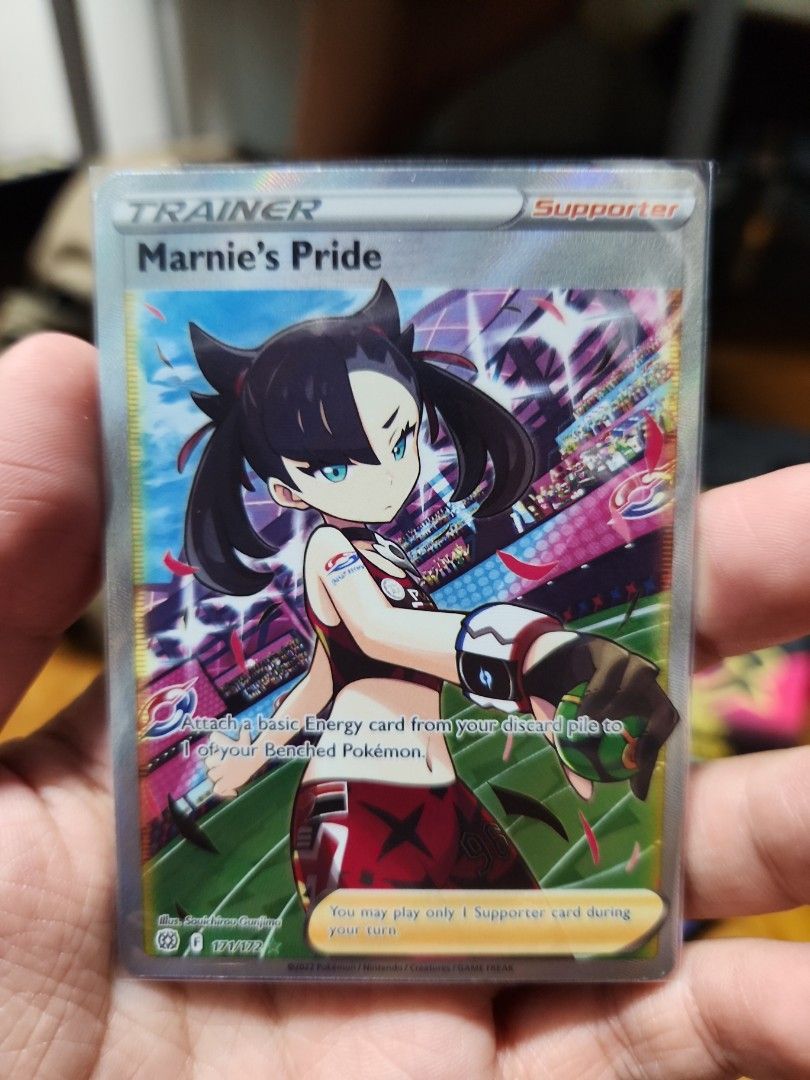 Pokemon TCG Marnie's Pride, Hobbies & Toys, Toys & Games on Carousell