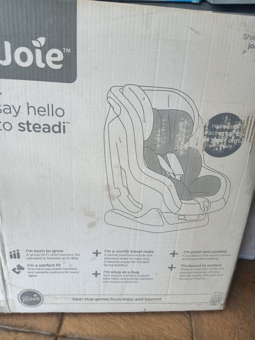 preloved car seat joie steady untuk usia 6 bulan 1 tahun 4 tahun on
