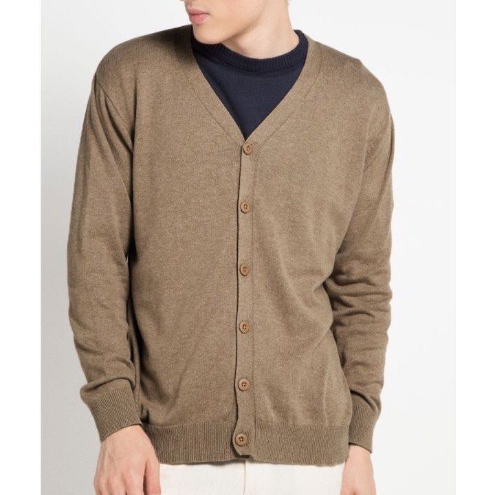 Maroon cardigan mens top
