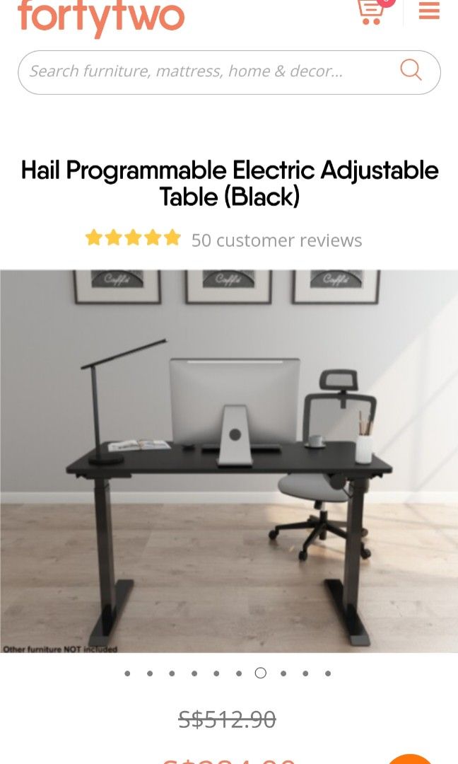 Programmable office/study table, Furniture & Home Living, Furniture ...