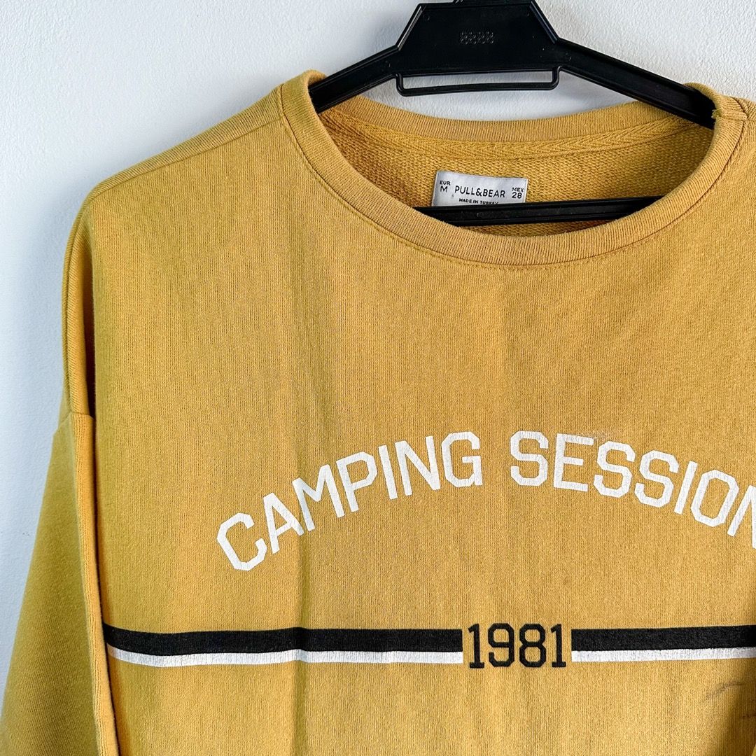 Pull Bear Yellow Top Women s Fashion Tops Longsleeves on