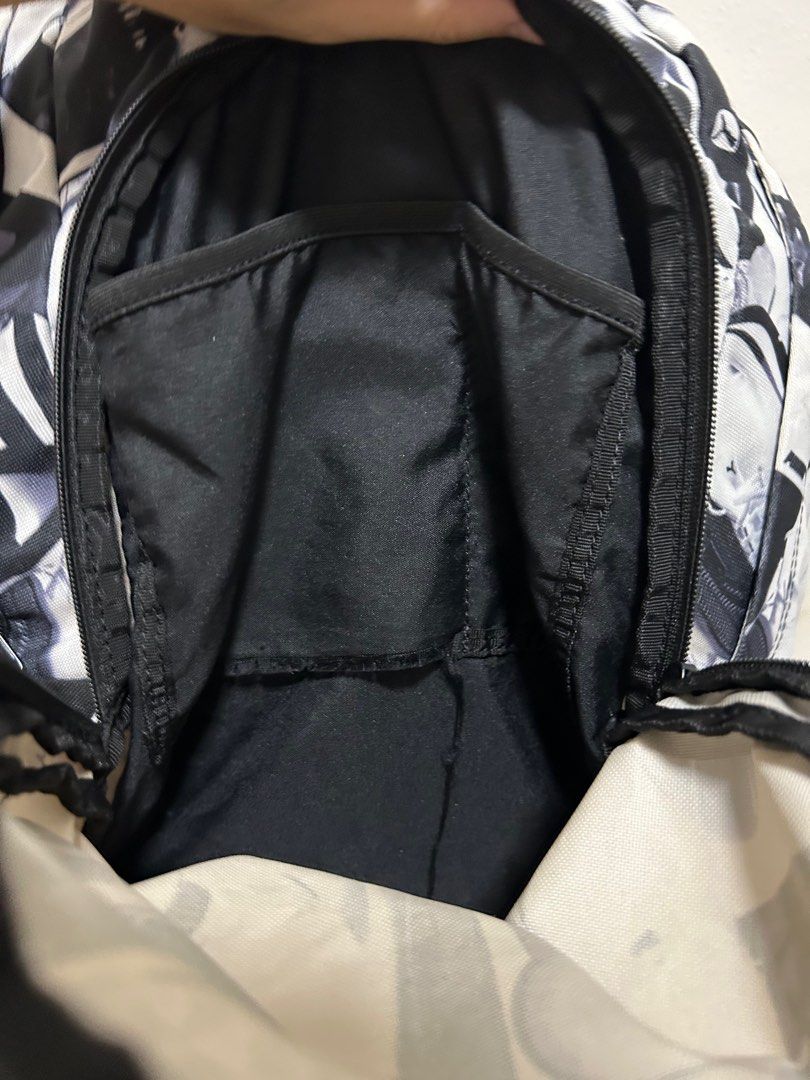 PUMA Backpack Black and White on Carousell