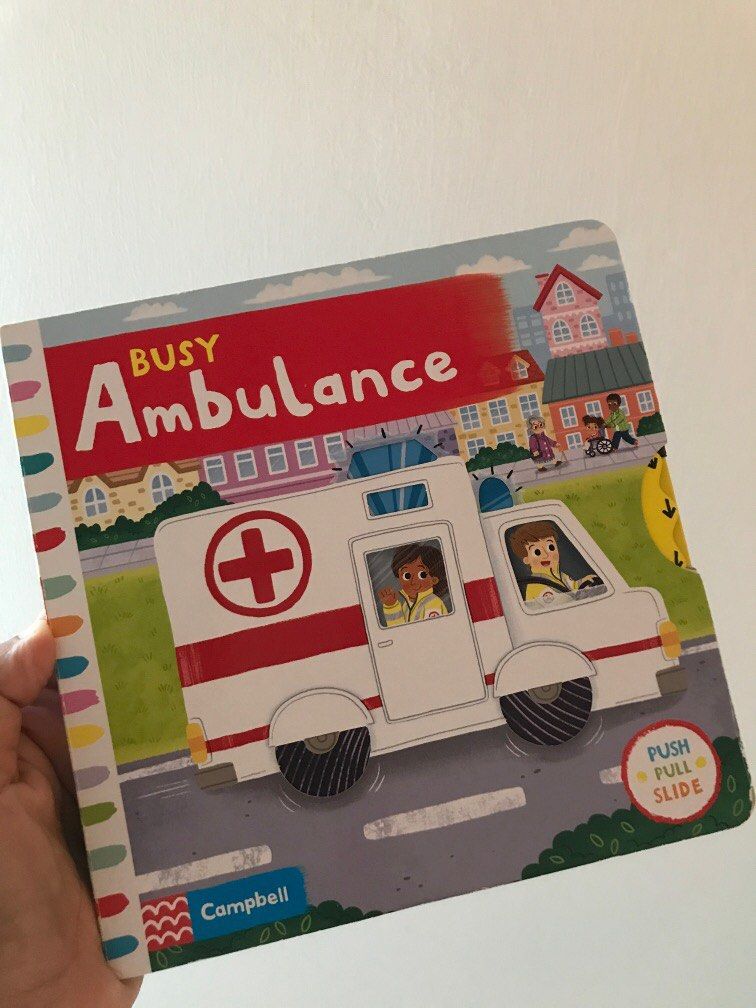 Push Pull Slide Ambulance Book, Hobbies & Toys, Books & Magazines ...