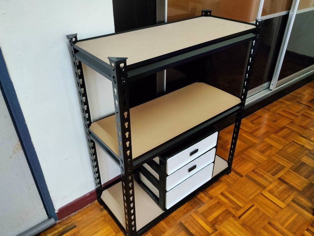 Rak besi /rak besi 3 tingkat, Furniture & Home Living, Furniture ...