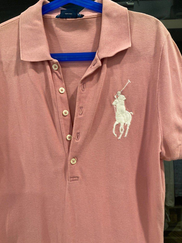 Ralph Lauren Big Pony polo dress small Dusty Pink