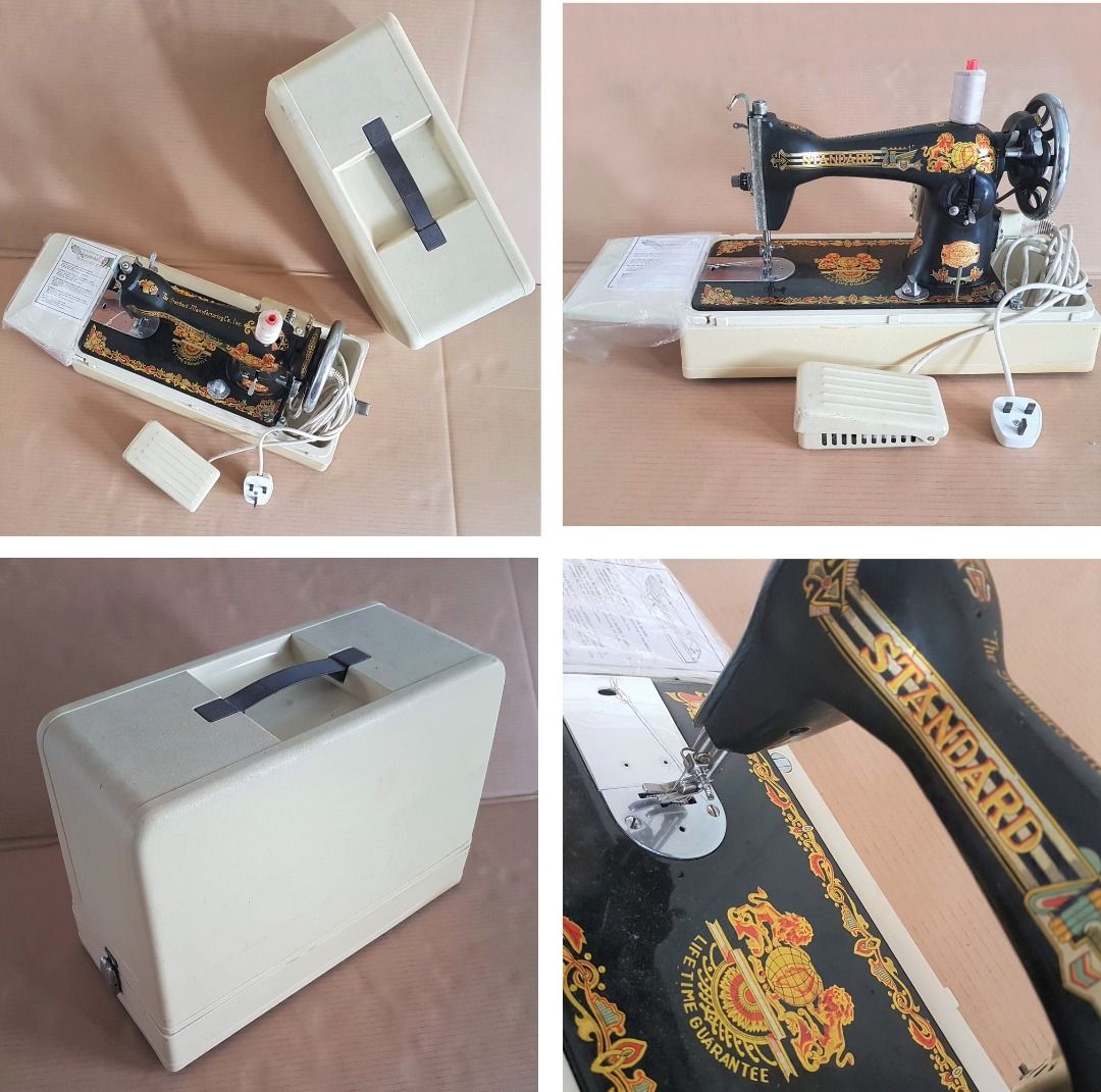 Rare Collectibles Portable Standard Sewing Machine with Foot