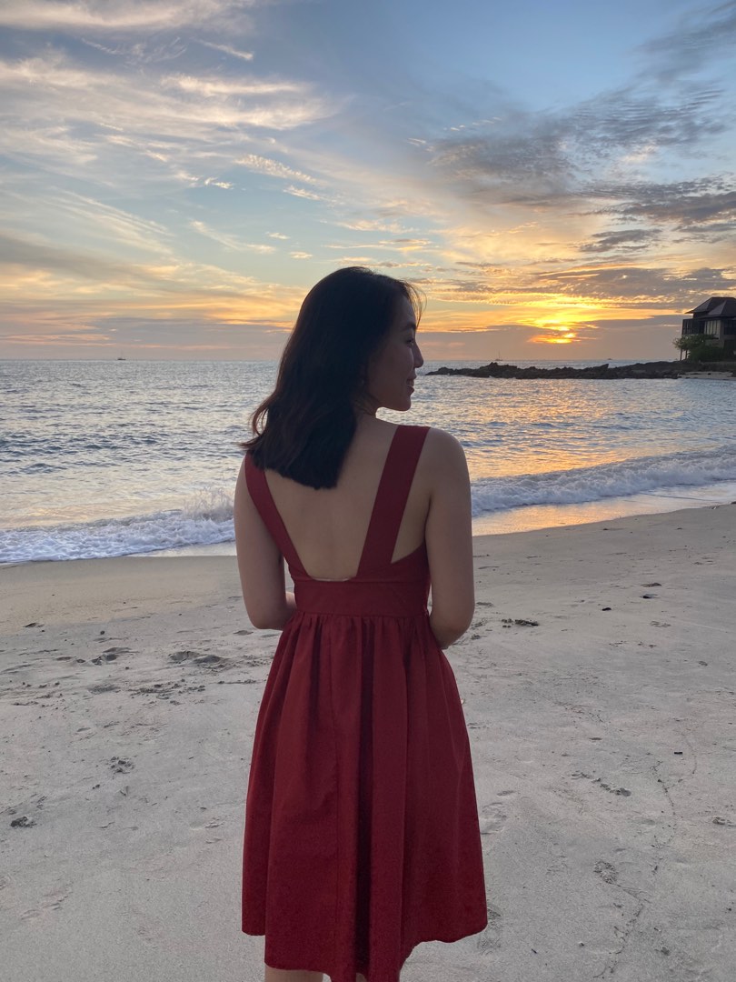 tesco blue gingham dress