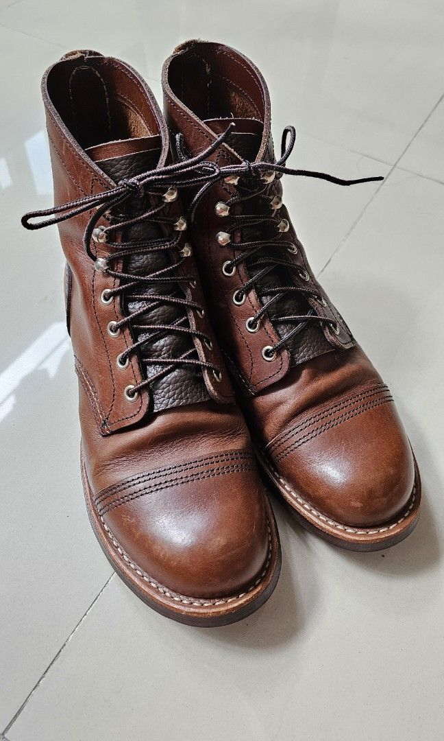 Red Wing Iron Ranger Amber Harness 8111 US9D Vibram Minilug