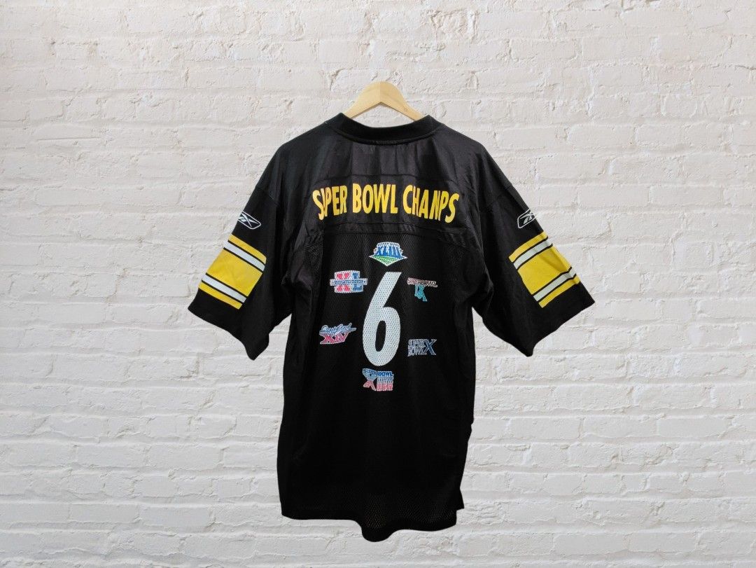 Steelers 6 super bowl jersey new arrivals
