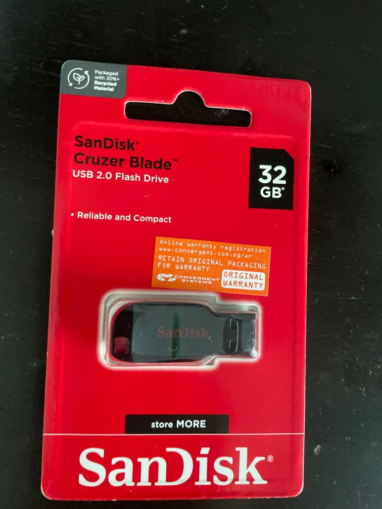 SanDisk flash drive, Computers & Tech, Parts & Accessories, Hard Disks