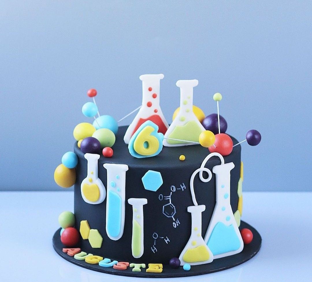 Buy Mad Science Birthday Cake Topper/ Scientist Birthday Party Cake Topper  EDITABLE Printable Online in India - Etsy