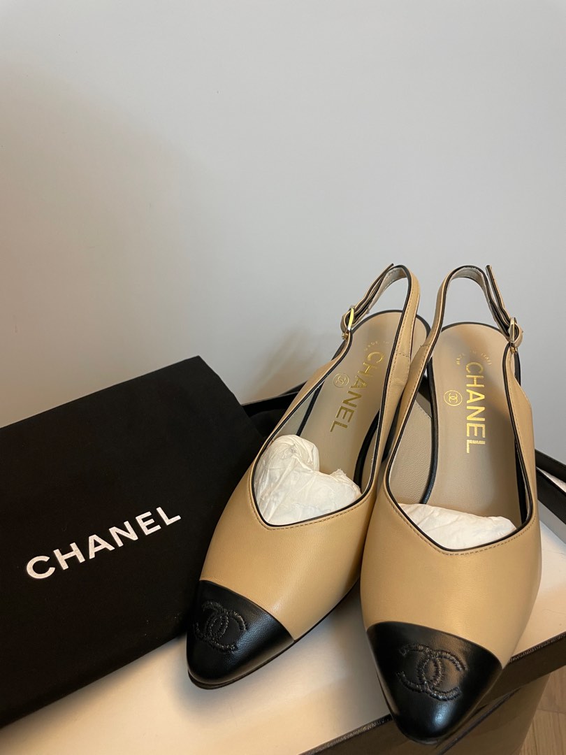 Chanel slingback second hand discount