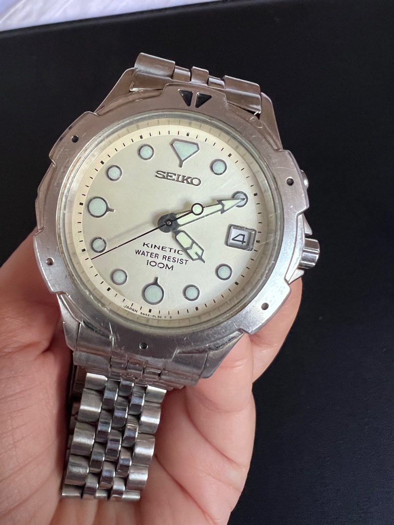 Seiko kinetic water resistant 100m online