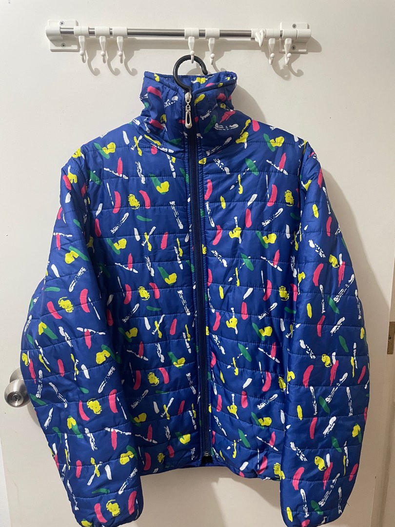 [SET] Vintage Style Puffer Jacket and Vest Set Fleece lined on Carousell