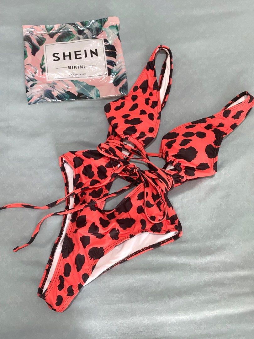Red and black clearance bikini