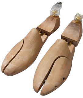 Wooden Shoe Tree Stretcher 43-44 Adjustable Cedar Wood Leather Sneaker