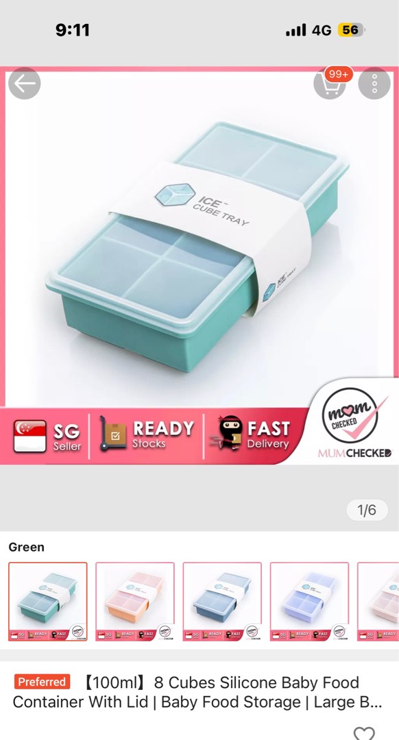 Silicone bb container, Furniture & Home Living, Kitchenware & Tableware ...