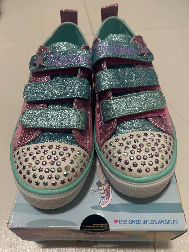 Skechers twinkle clearance toes mermaid magic