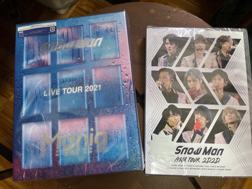 Snowman Snow Man 2D2D/ Mania tour 演唱會碟初回盤, 興趣及遊戲, 收藏