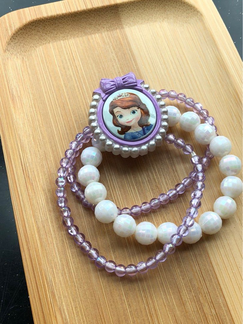 Disney Sofia the First Necklace and Bracelet Set | Shopee Philippines