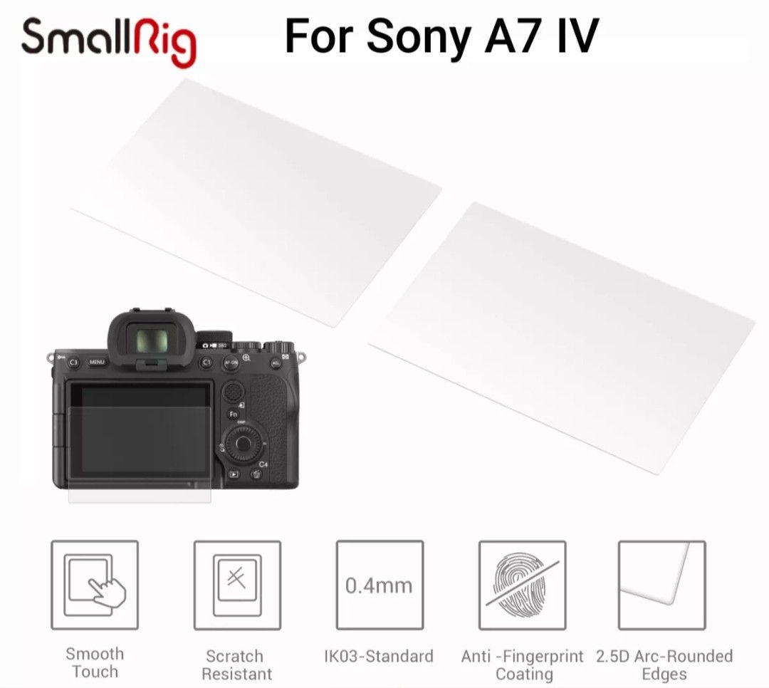 Sony A7IV Screen Protector SmallRig (Category: Cameras) located in Makati City. Submitted by itsmekellybels (Listing ID 1243381584, Image 1). Description: For Sale! Brandnew Onhand✨ Brand: SmallRig Sony A7IV Screen Protector 1,499 Same day delivery within Metro Manila Delivery fee will be shoulderes by the BUYER 📍 Mandaluyong.
