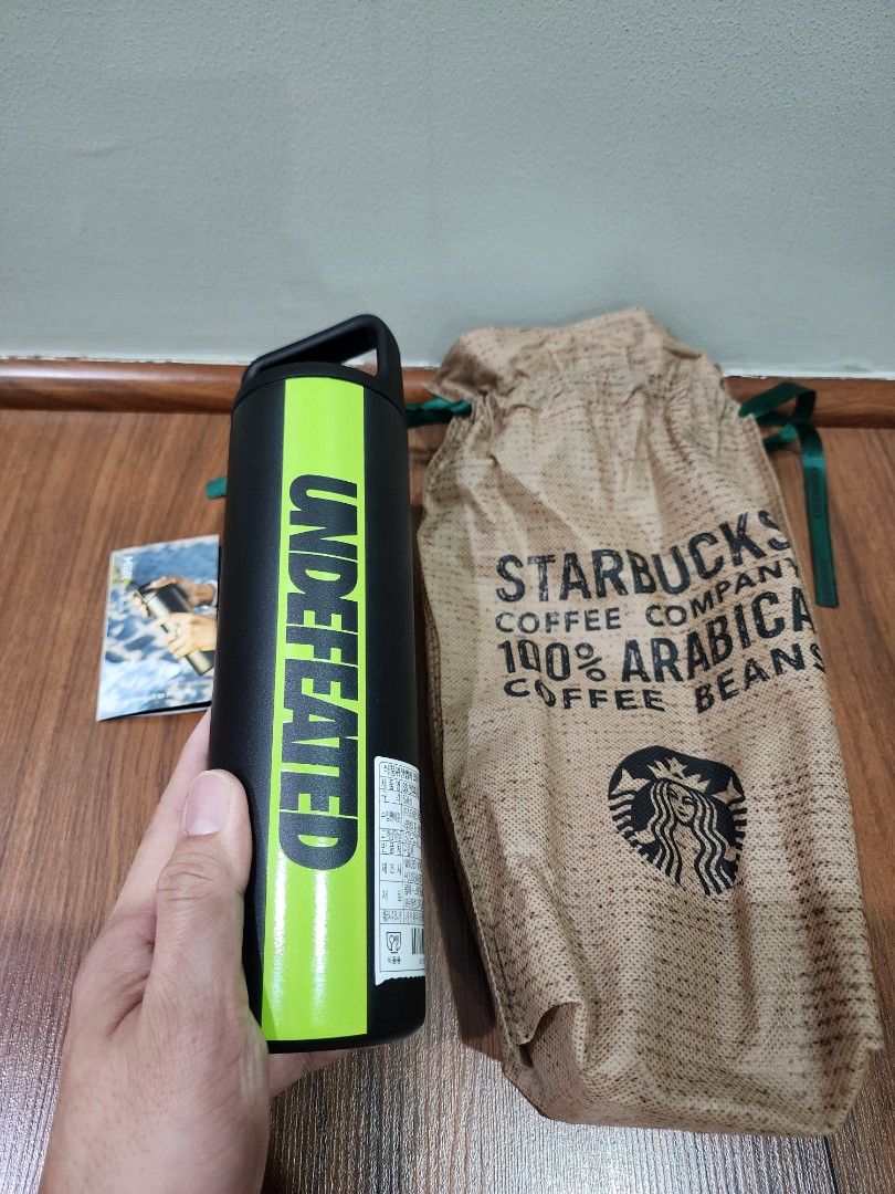 Starbucks Undefeated 591ml (Category: Water Bottles & Tumblers) located in Quezon City. Submitted by ams_cz4a (Listing ID 1243289182, Image 3). Description: Brandnew Starbucks Undefeated MiiR 591ml Widemouth.