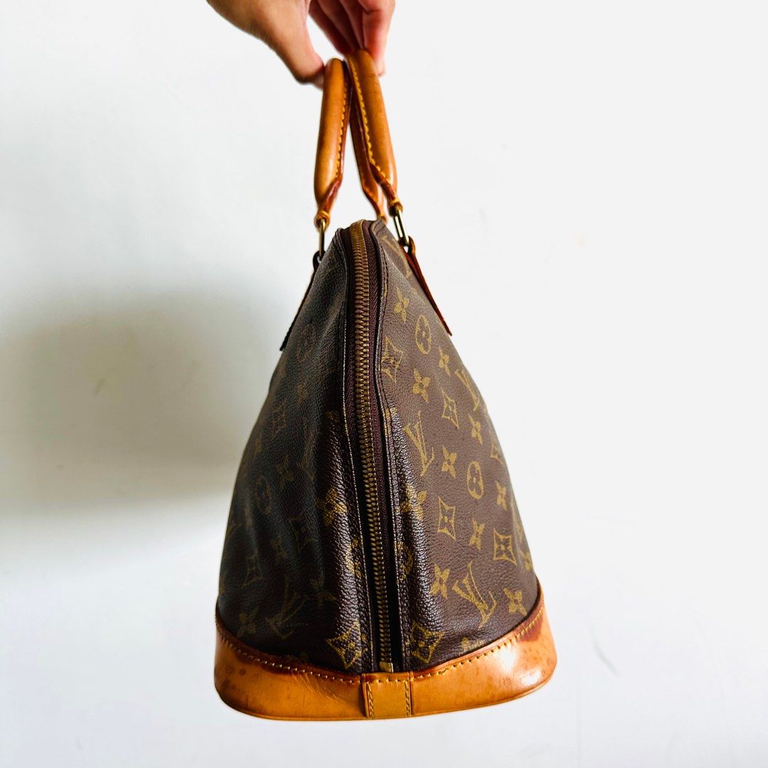 STEAL Louis Vuitton Alma PM LV Monogram Logo GHW Vintage Top