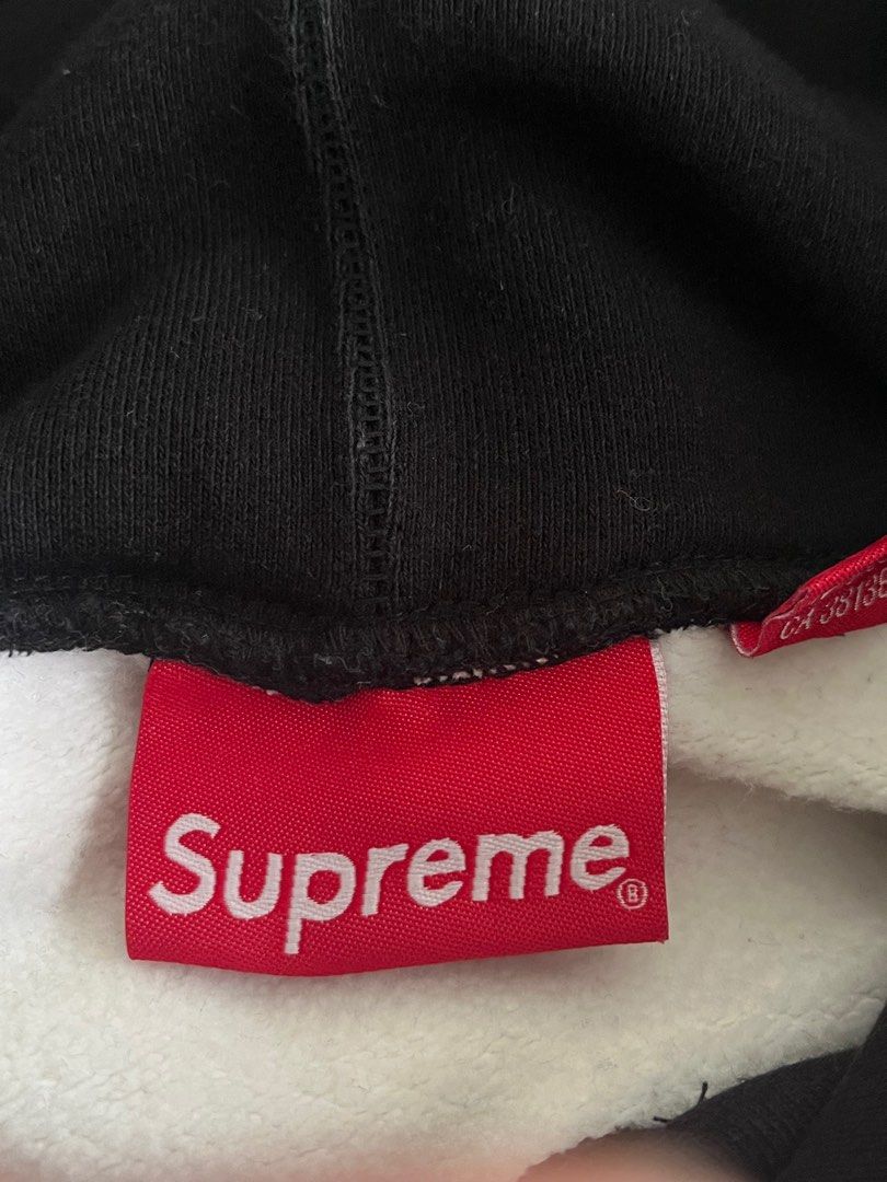 Supreme blocked hoodie red store