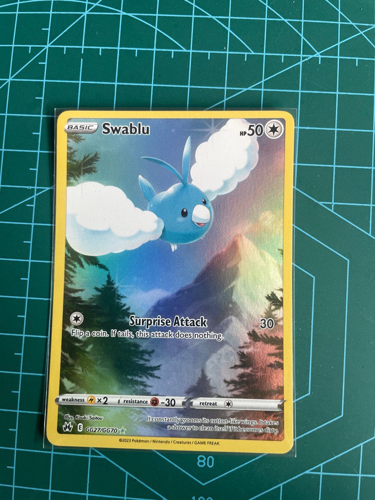swablu pokemon card value Great Encounters Type Pokémon Card Swablu AR 202/172