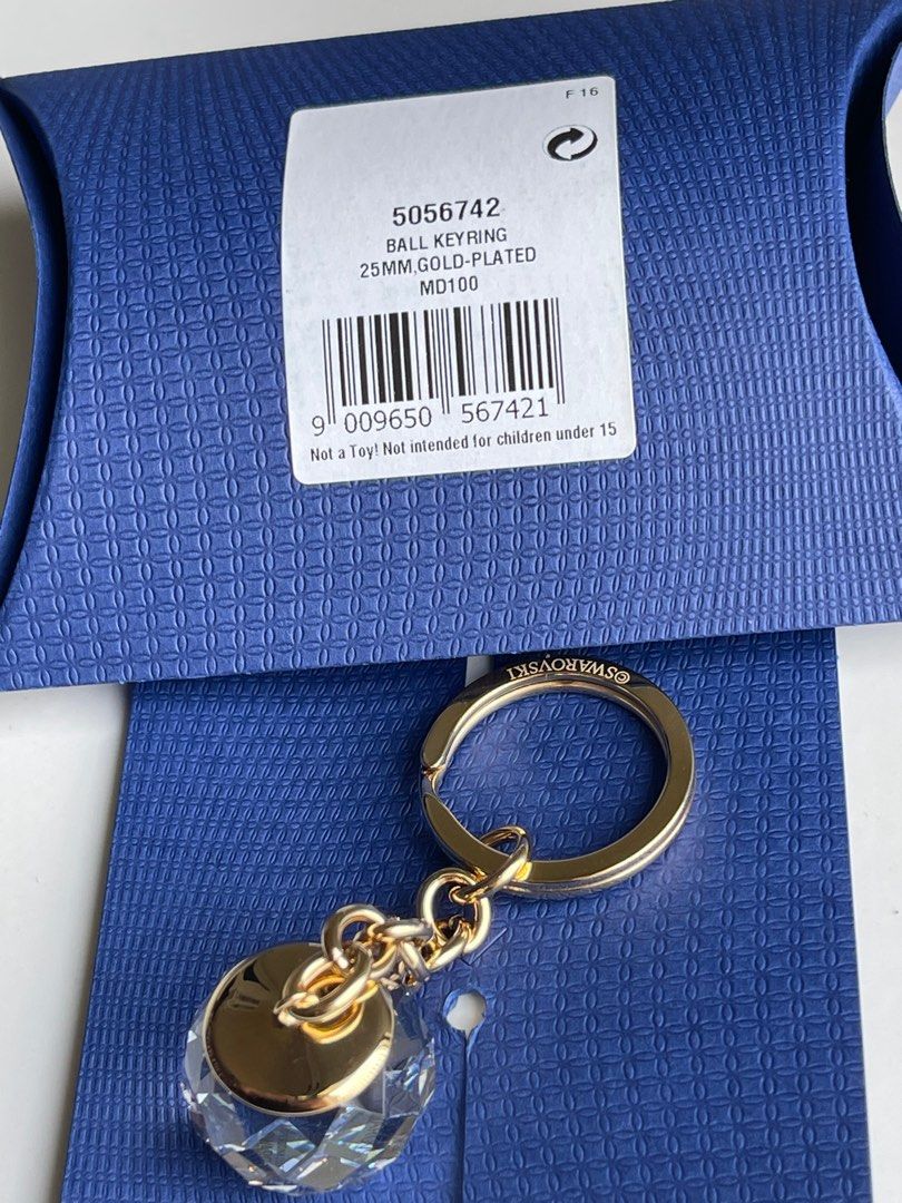 Swarovski Crystal Ball Key Ring Authentic