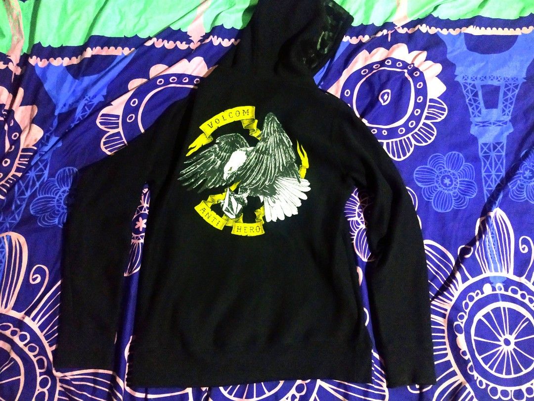 Sweater Hoodie Skate Volcom X Anti Hero Original Rare Item