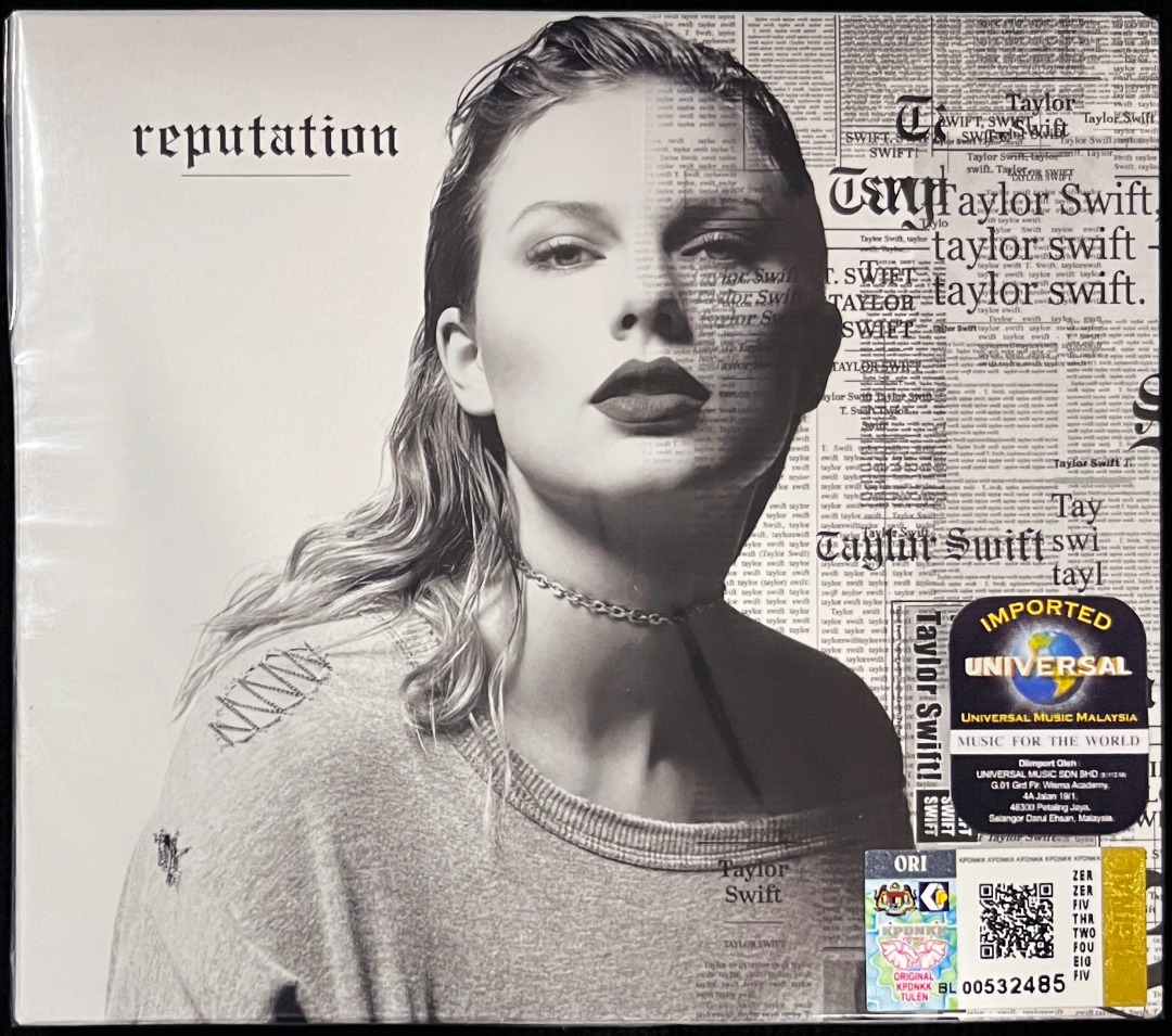 TAYLOR SWIFT - Reputation 2017 UNIVERAL MUSIC / EU EDITION CD ...