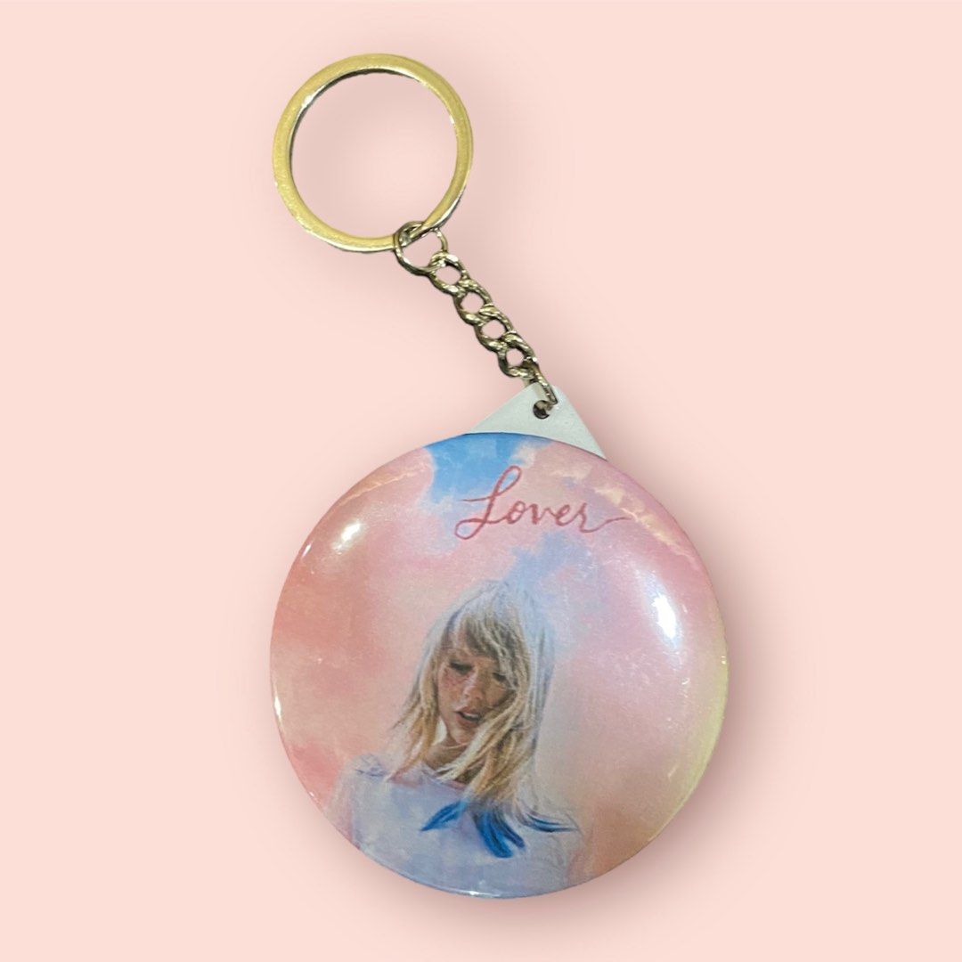 Taylor Swift - Lover Era Glitter Keychain - Rare!