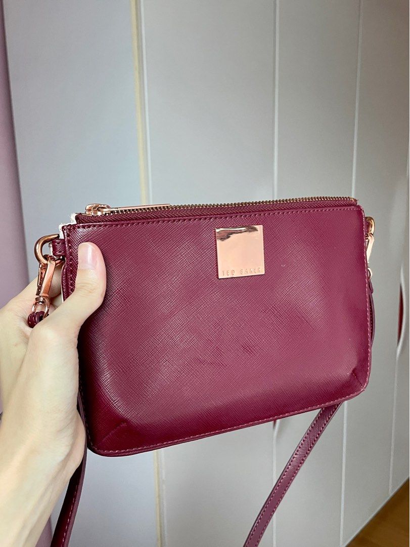 Ted baker sales maroon purse