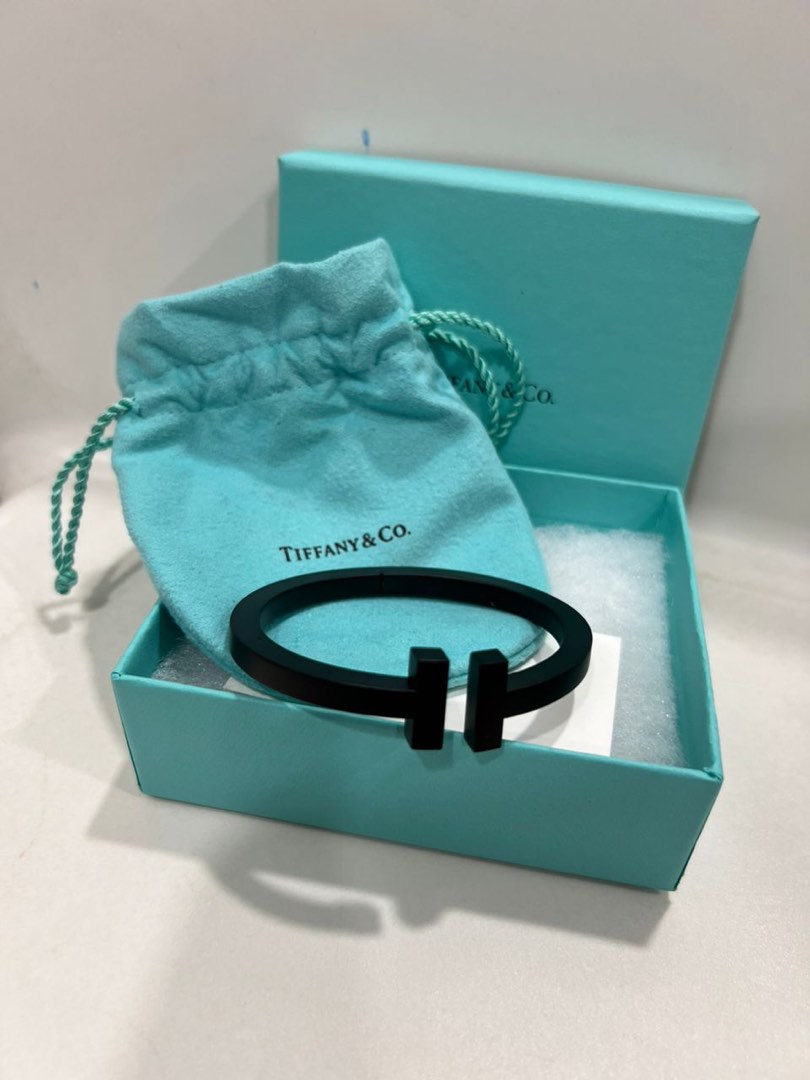 Tiffany t black bracelet shop