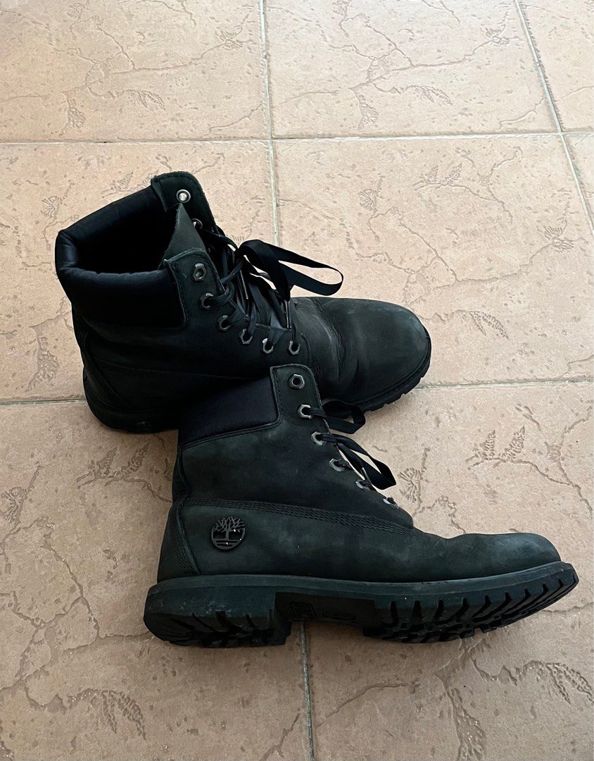 Cheap timberland hotsell boots black