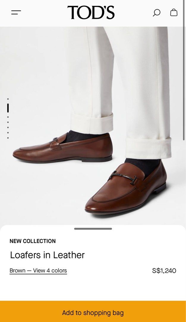 Mens branded loafers shoes top