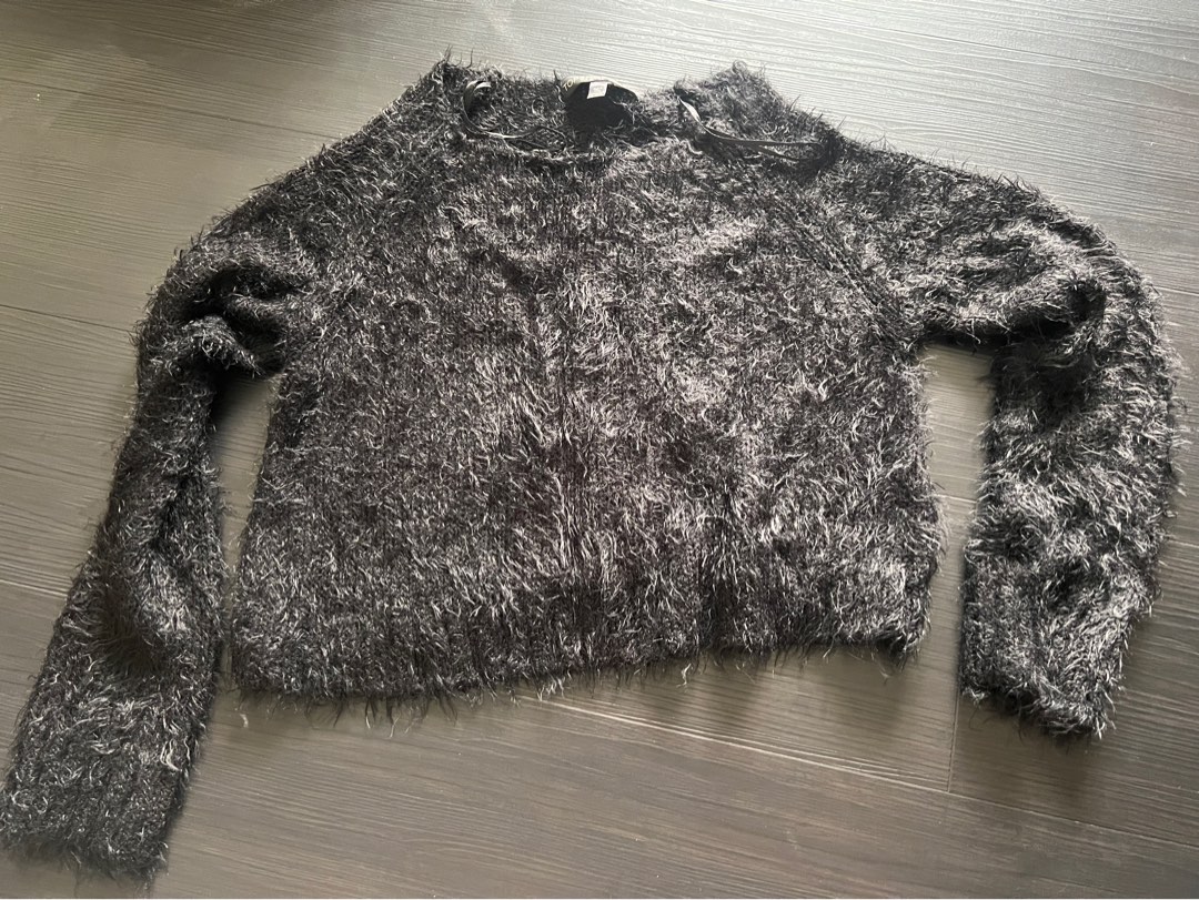 Petite black sweater sales