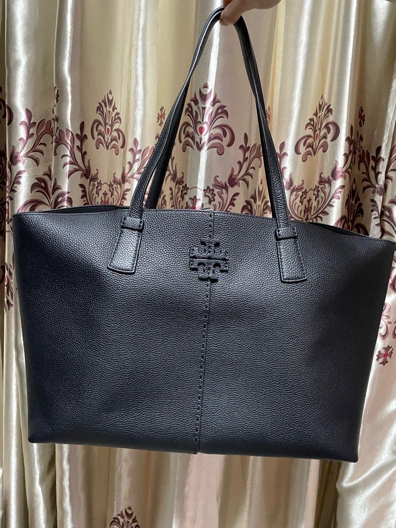 Tory Burch McGraw Large Leather Tote Bag