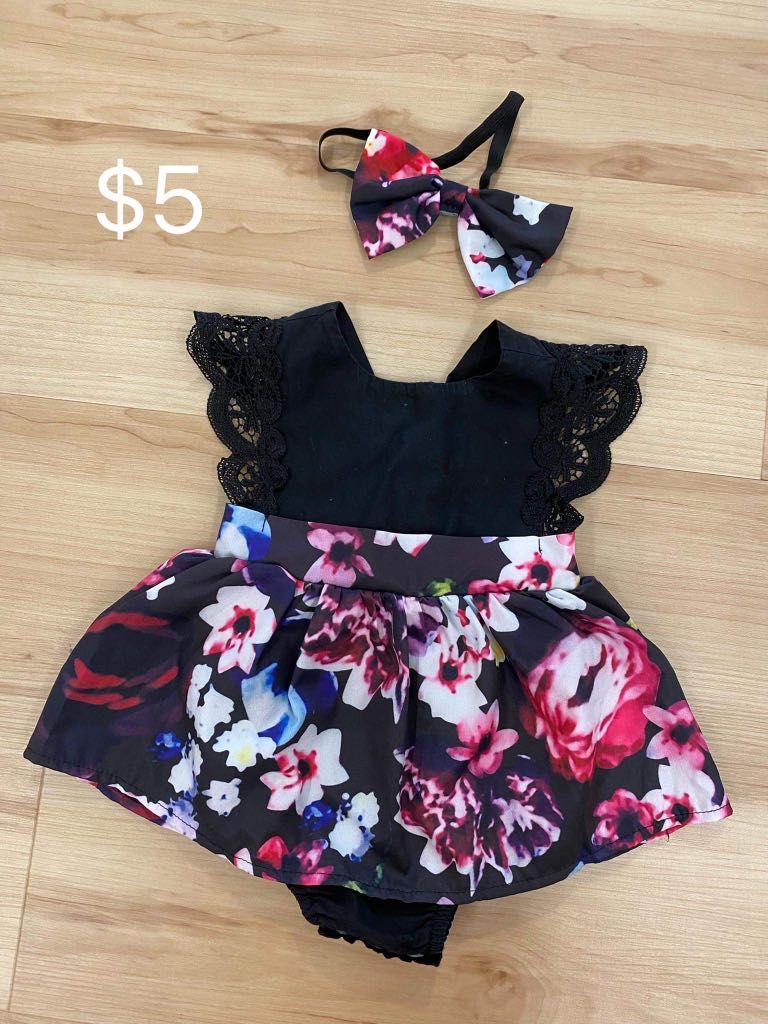 Matching baby girl and big girl clothes sale